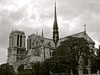 Cathédrale Notre Dame de Paris : Notre Dame de Paris (French for "Our Lady of Paris", meaning the church in Paris dedicated to Mary, the mother of Jesus), often known simply as Notre Dame in English, is a gothic cathedral on the eastern half of the Île de la Cité in Paris, France, with its main entrance to the west. While a major tourist destination, it is still used as a Roman Catholic cathedral (archbishopric of Paris). Notre Dame de Paris is widely considered the finest example of French gothic architecture